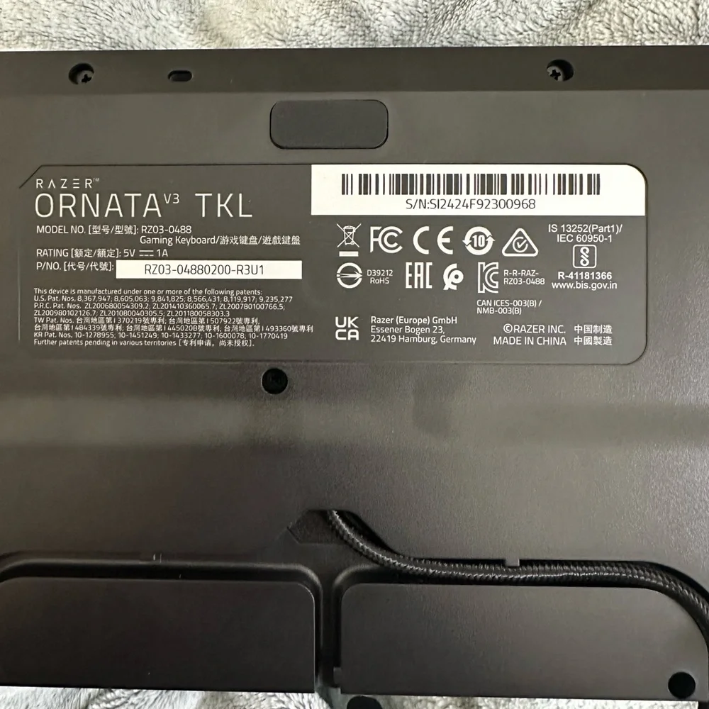 Razer Ornata V3 TKL Gaming Keyboard